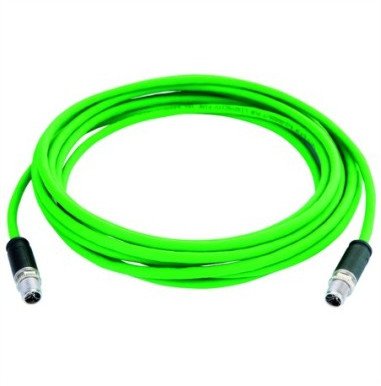 TELEGRTNER STX M12x1-M12x1 VL X-cod. Kat.6A, CP01CP01B-SFTP2607C7-1PUR-A0750, 7,5 m