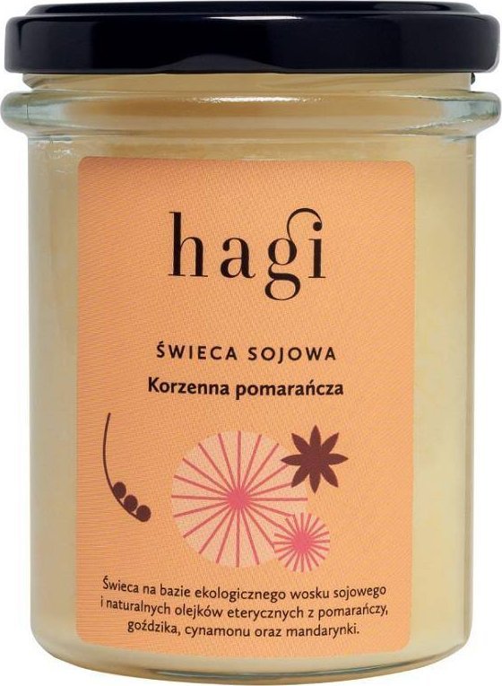 Hagi Hagi Mała świeca sojowa Korzenna Pomarańcza 215ml