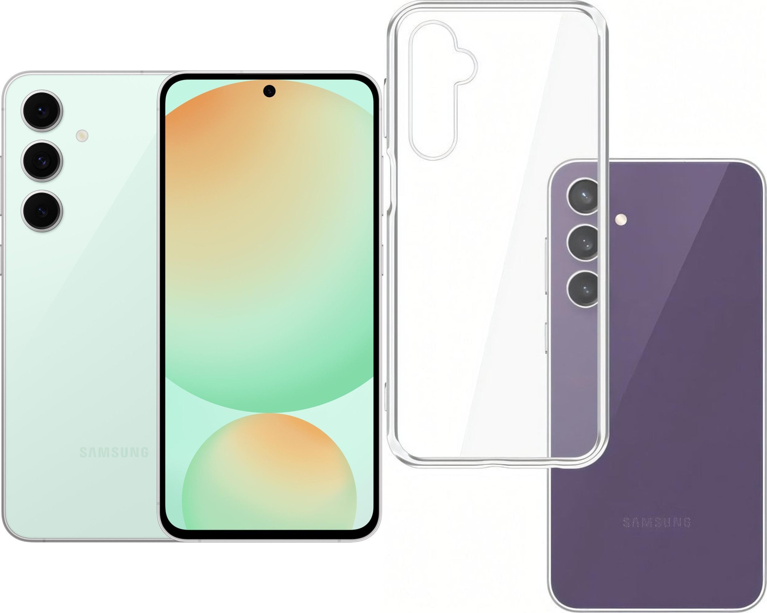 Smartfon Samsung Galaxy S24 FE 5G 8/128GB Zielony (SM-S721BLGDEUB) + Etui Clear Case