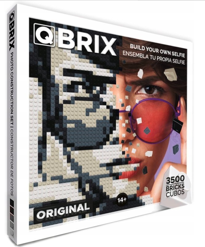 Qbrix original klocki zestaw do montażu plakatów mozaika foto