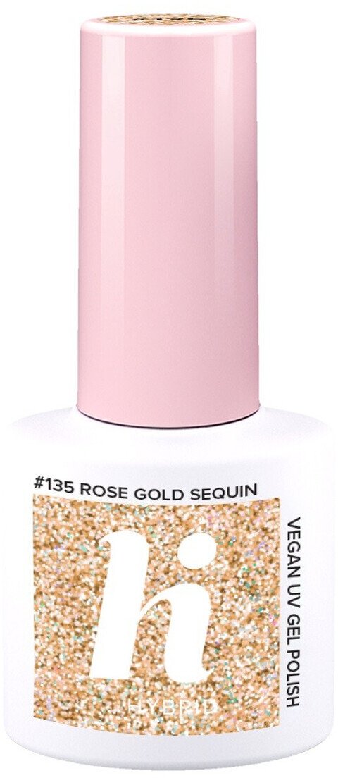 Hi Hybrid Lakier hybrydowy 5ml Rose Gold Sequin (135)