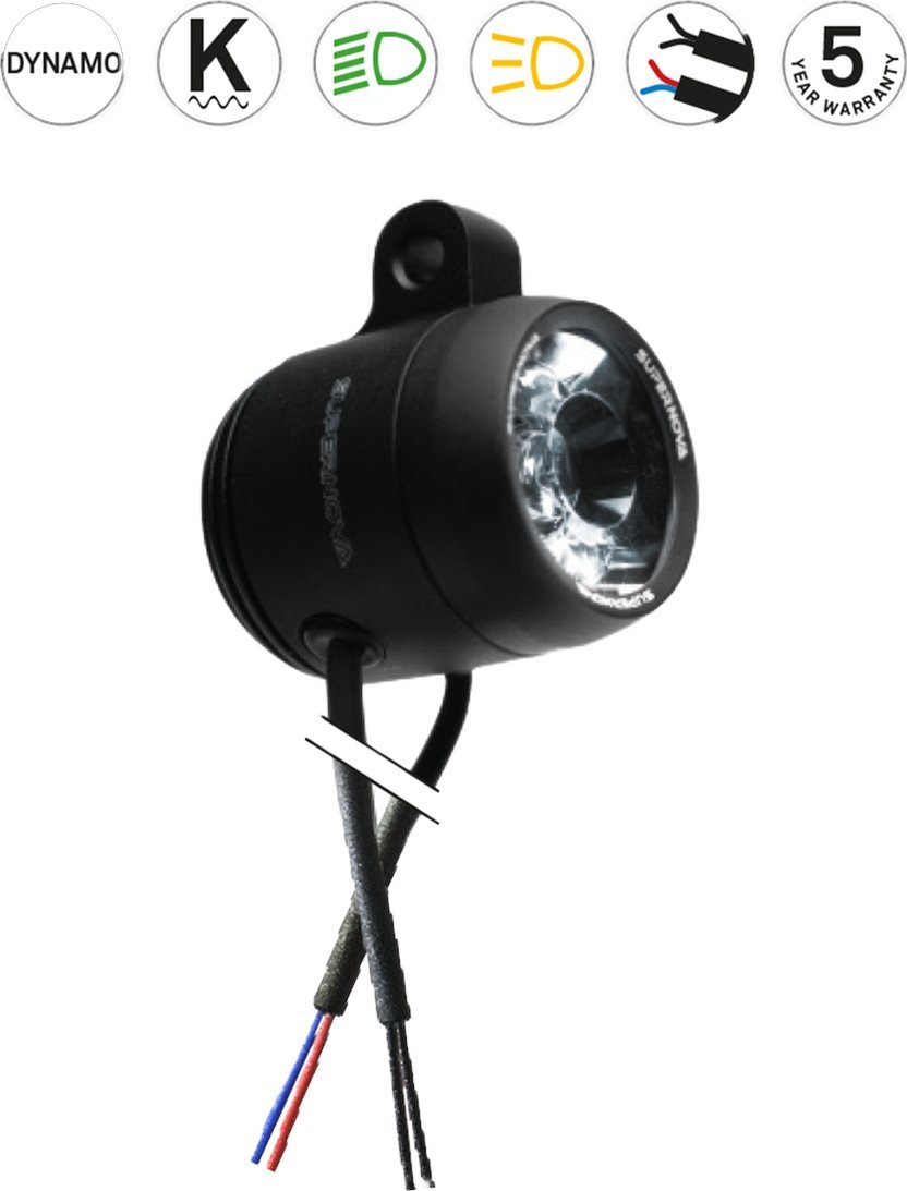 Supernova Lampka przednia SUPERNOVA E3 Pure 3 Upside-Down na dynamo