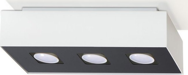 Lampa sufitowa Lumes Nowoczesny plafon E775-Mons - biały