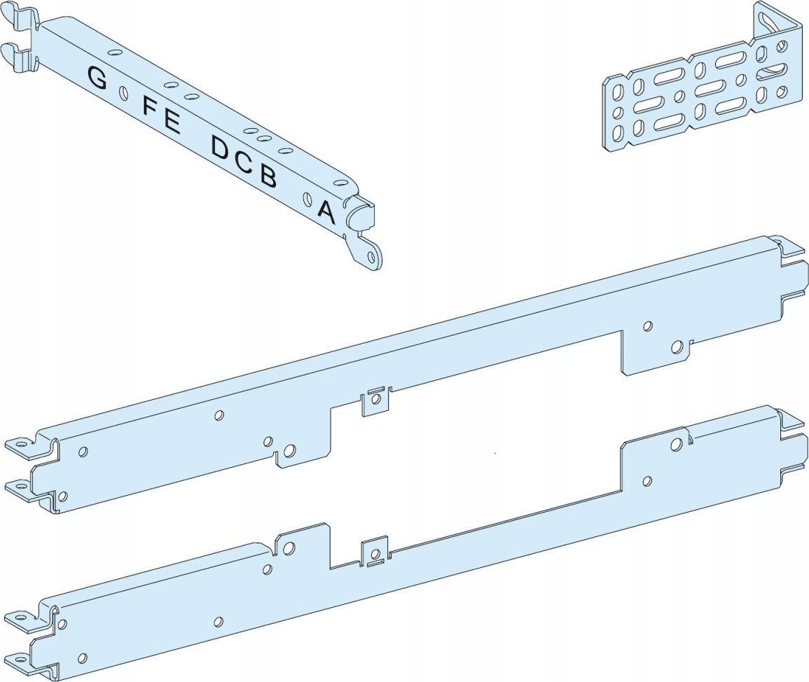 Schneider Electric Płyta montażowa stal NS250 napęd silnikowy Prisma LVS03417