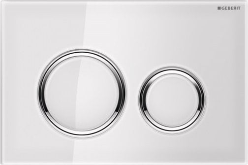 Przycisk spłukujący Geberit PRZYCISK GEBERIT SIGMA21 BIAŁY - CHROM BŁ. // DLP.G.115.884.SI.1