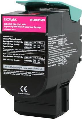 Toner Lexmark 0C540H1MG Magenta Oryginał (C540H1MG)