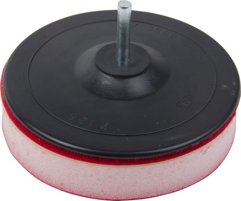 Mega DYSK GUMOWY 125MM, TRZPIEŃ (RZEP) + DYSTANS Z GĄBKI (DYSK GUMOWY POGRUBIANY 125 MM TRZPIEŃ) - 27039