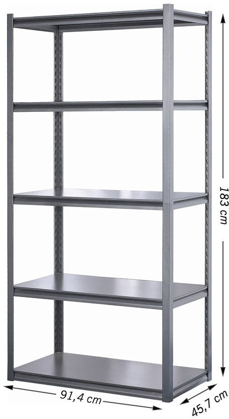STORAGE SHELF 183X91X45CM 200KG