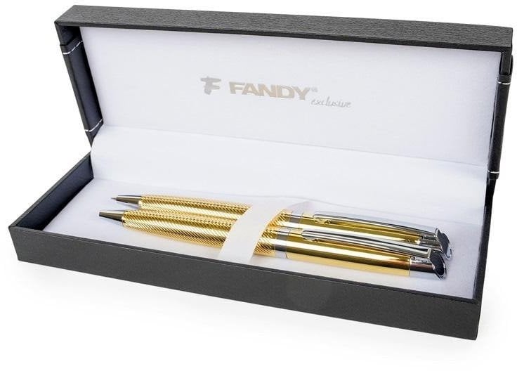 Długopis + oówek automatyczny Aquila złoty
