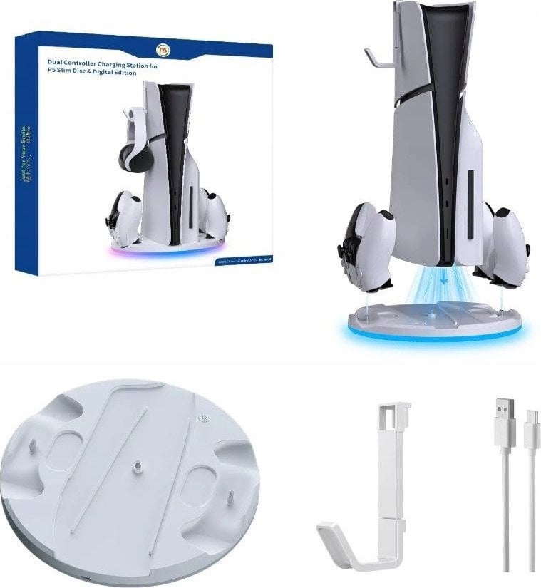 Ładowarka Stacja Dokująca Stojak - Sony PlayStation 5 PS5 SLIM DISC Digital / JYS-5196