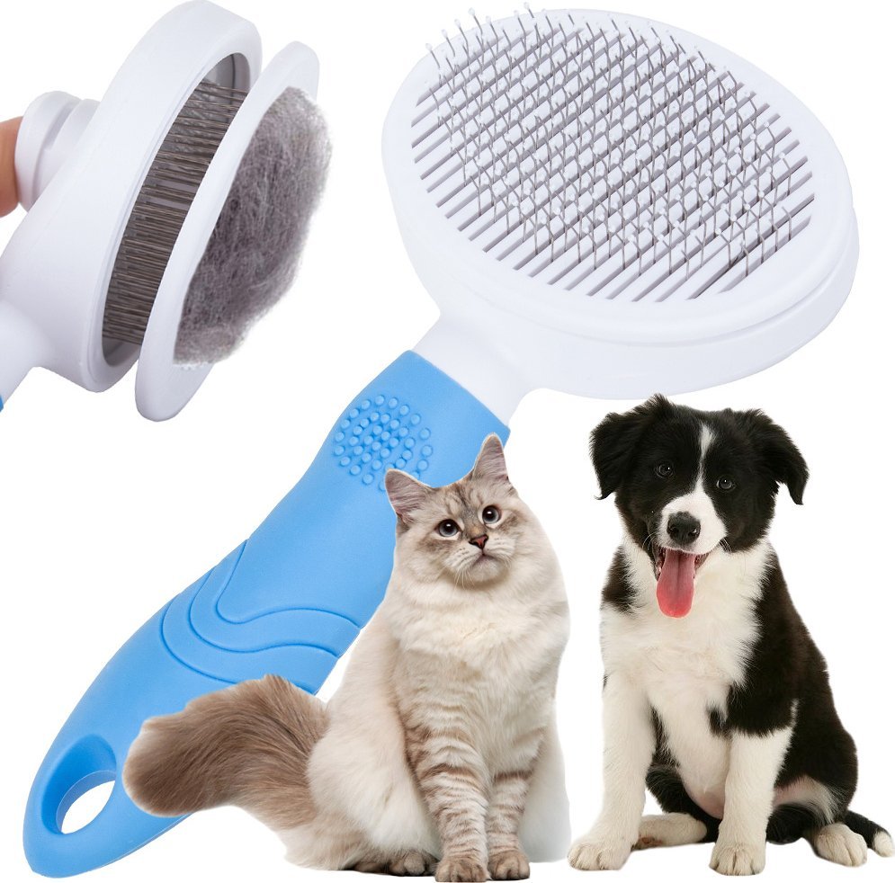 Verk Szczotka do sierści dla psa kota samoczyszcząca Szczotka do sierści dla psa kota samoczyszcząca