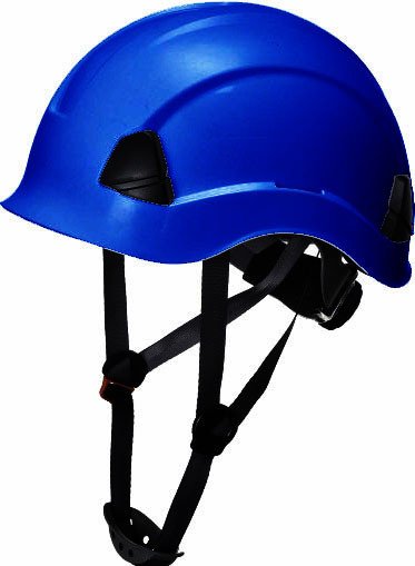 Kask Hełm Roboczy Do Pracy Na Wysokościach 4-Pkt - Blue Bez Daszka Alpin Consorte 0000004509 5000128649421