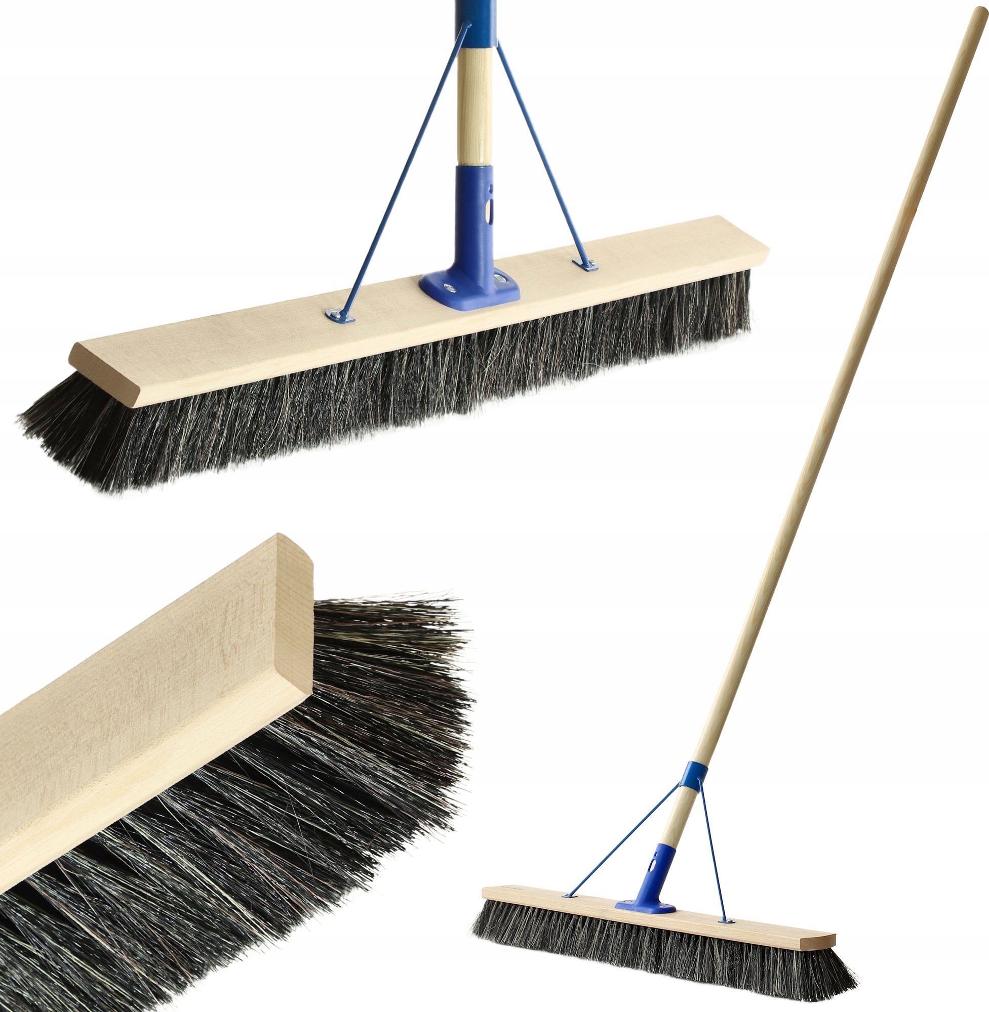 Kadax KADAX Szczotka Do Zamiatania Miotła Zamiatacz Ulicówka 80 cm Wzmocniona