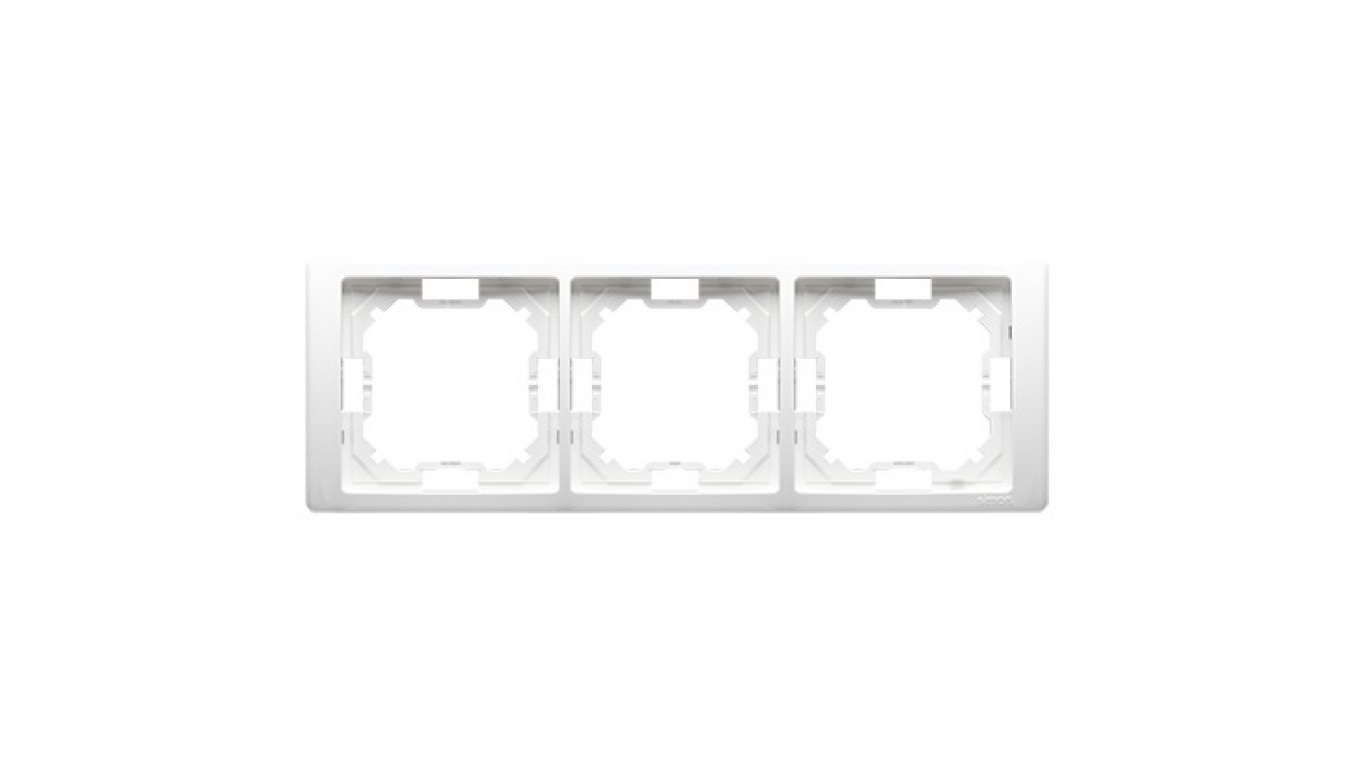 Kontakt-Simon Ramka potrójna Neos biała - BMRC3/11