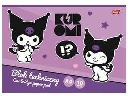 Blok techniczny A4/10K 190g/m2 Kuromi(10szt)