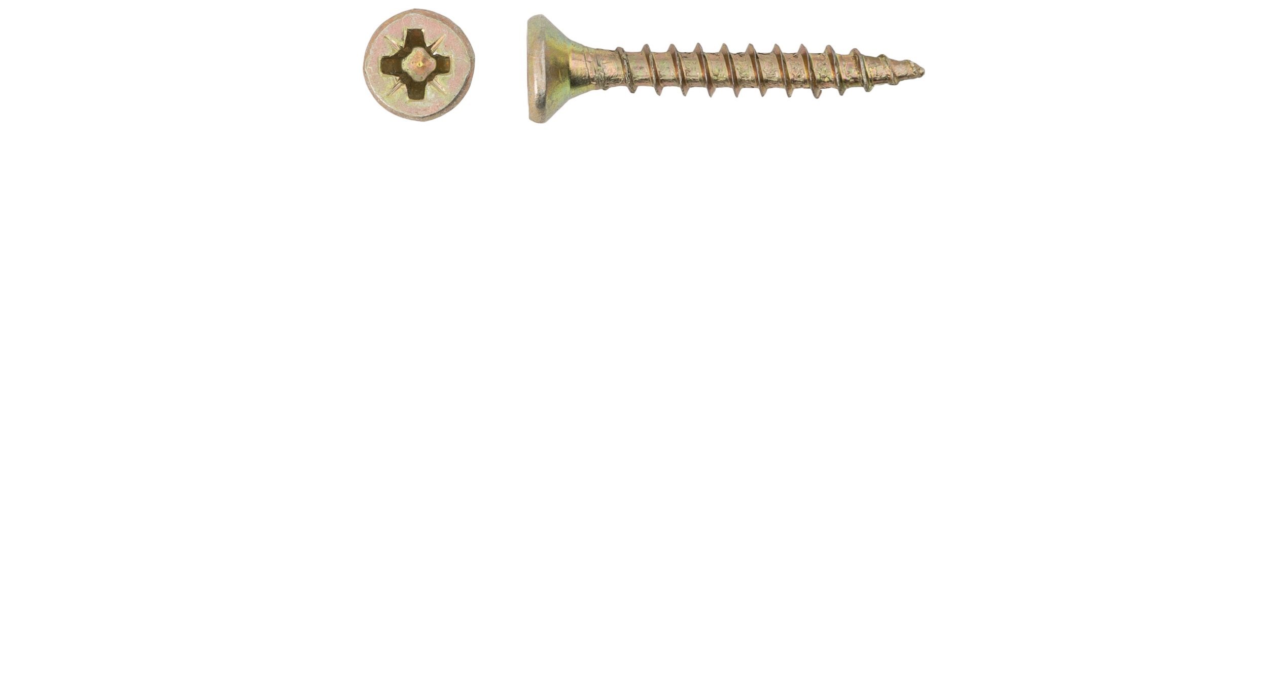 CHIPBOARD SCREW 3.5X25 YLW ZP 50PCS G1