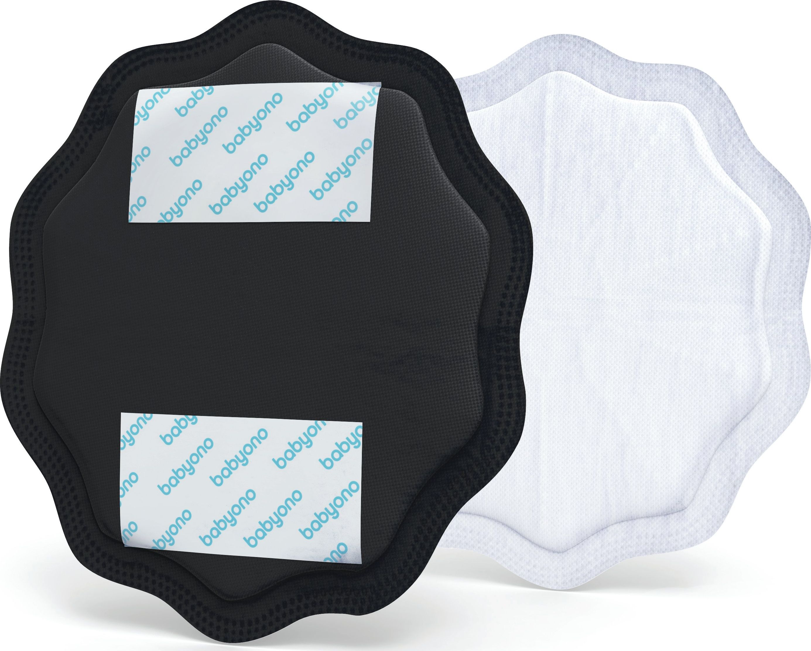 BabyOno 298/02-WKŁADKI LAKTACYJNE NATURAL NURSING 24SZT czarny