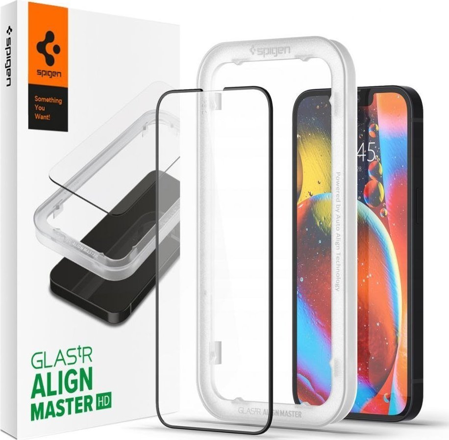 Spigen Szkło Hartowane Spigen Alm Glass Fc do iPhone 13 / 13 Pro