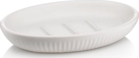 Kela Mydelniczka, ceramika, 13,5 x 9,5 x 2 cm, biała / Kela