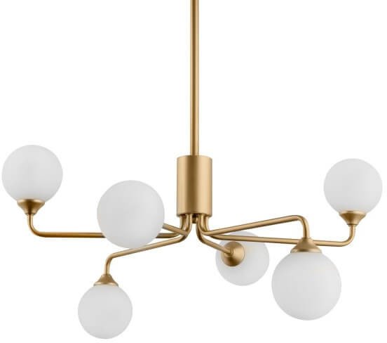 Molekułowa lampa sufitowa Alexis MOD044PL-06MG Maytoni nad stół złoty biały