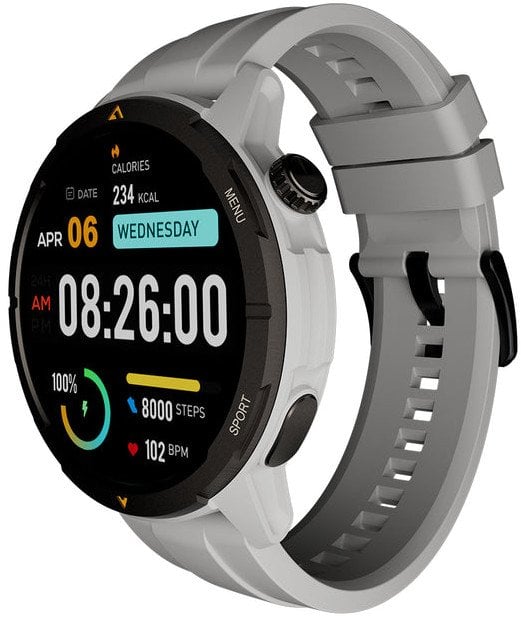 AGM Legion 3,63 cm (1.43") AMOLED Cyfrowy Ekran dotykowy Szary, Biały GPS