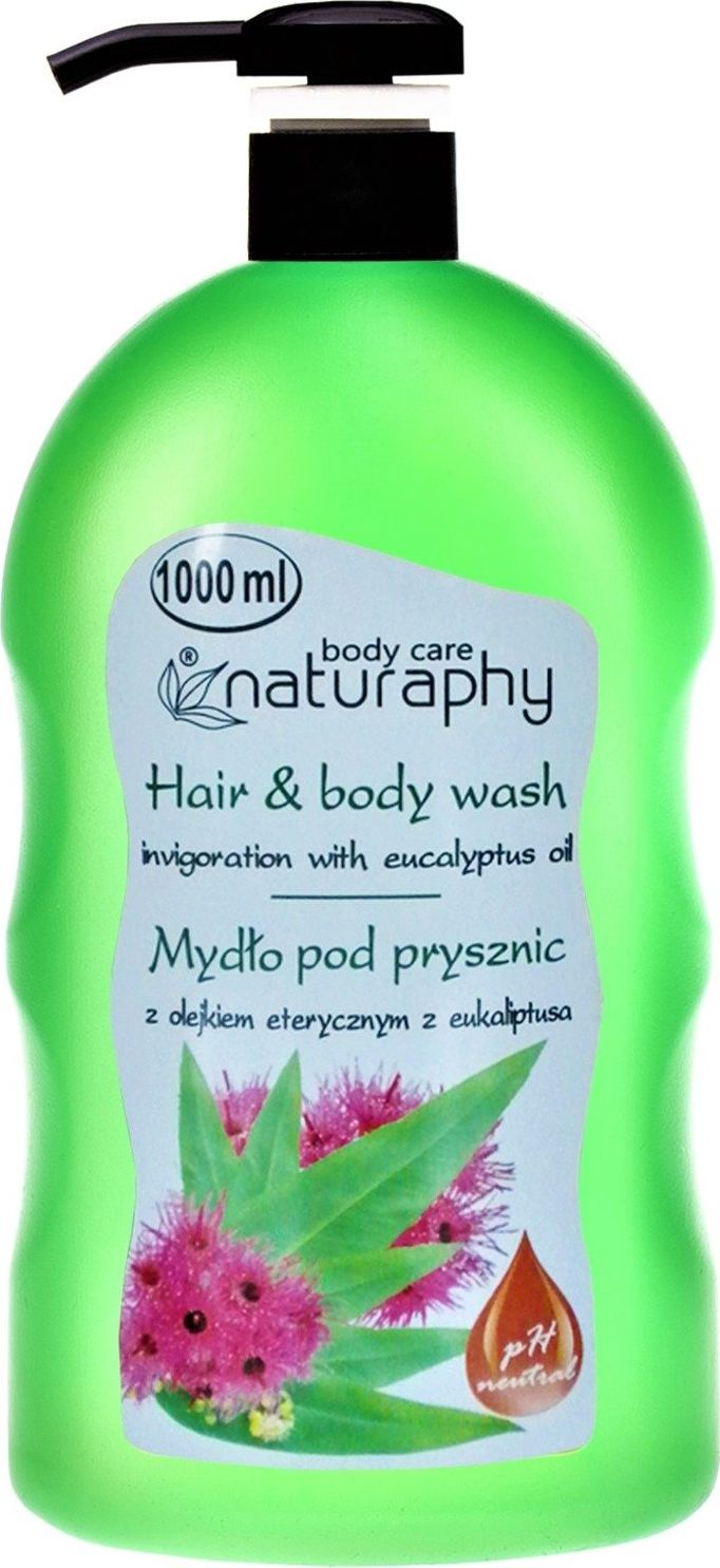 BluxCosmetics Mydło pod prysznic z olejkiem eterycznym z eukaliptusa 1L