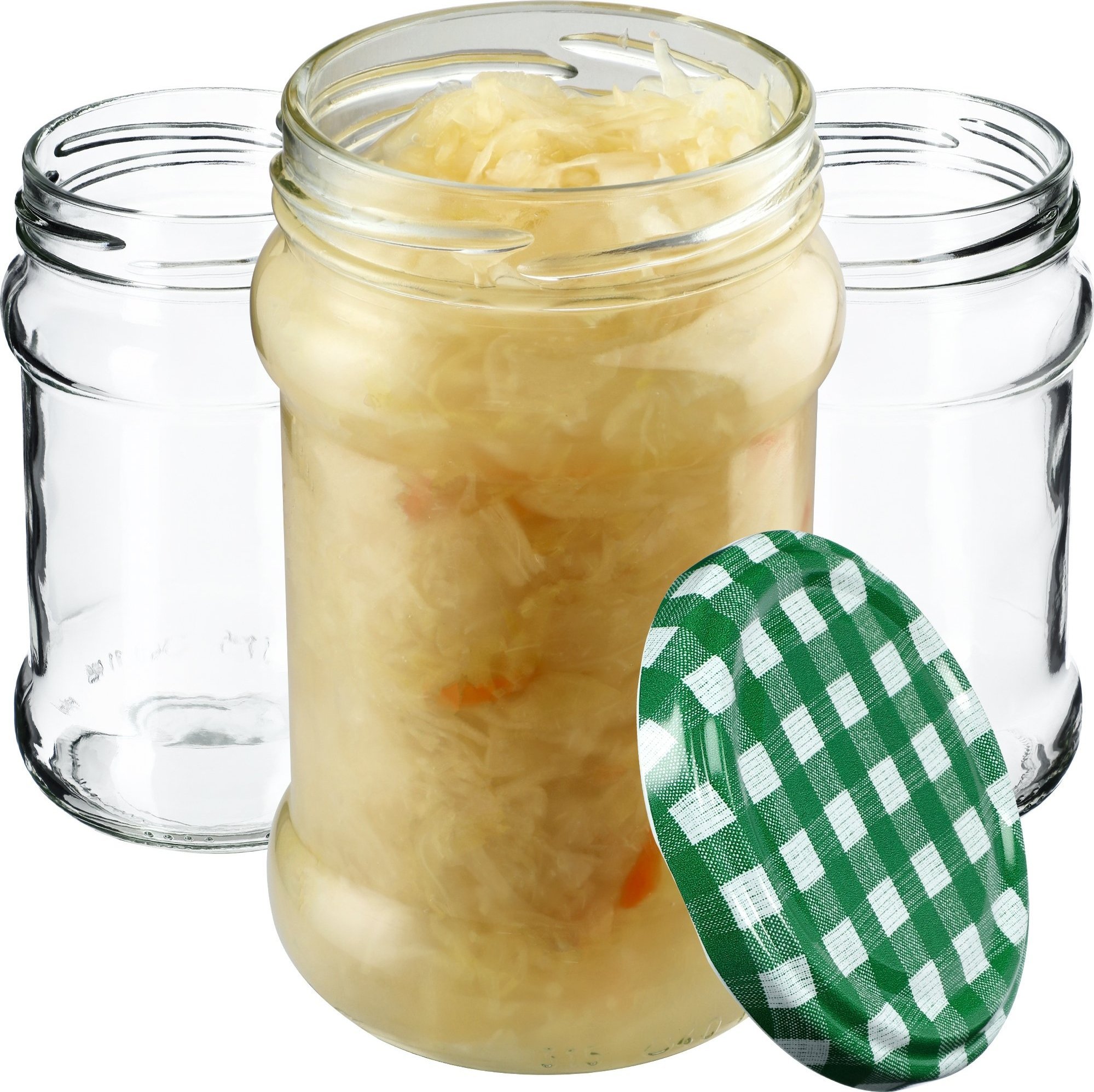 Kadax 20x Słoiki 315ml Na Przetwory Dżem Miód Z Zakrętką