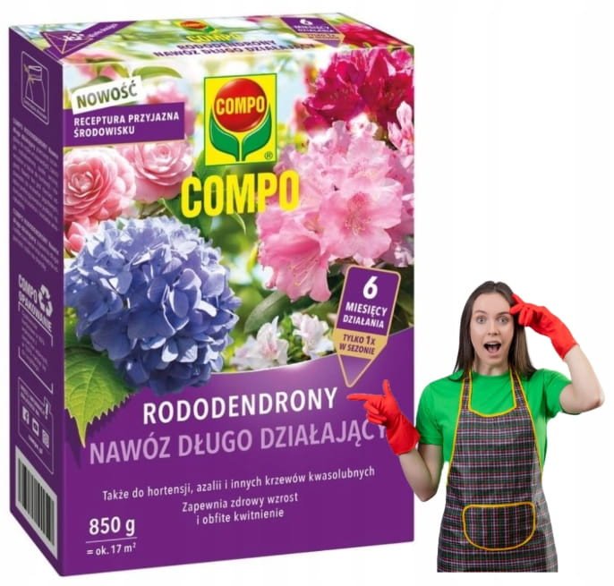 Nawóz do rododendronów 850G Zdrowe i bujne kwitnienie