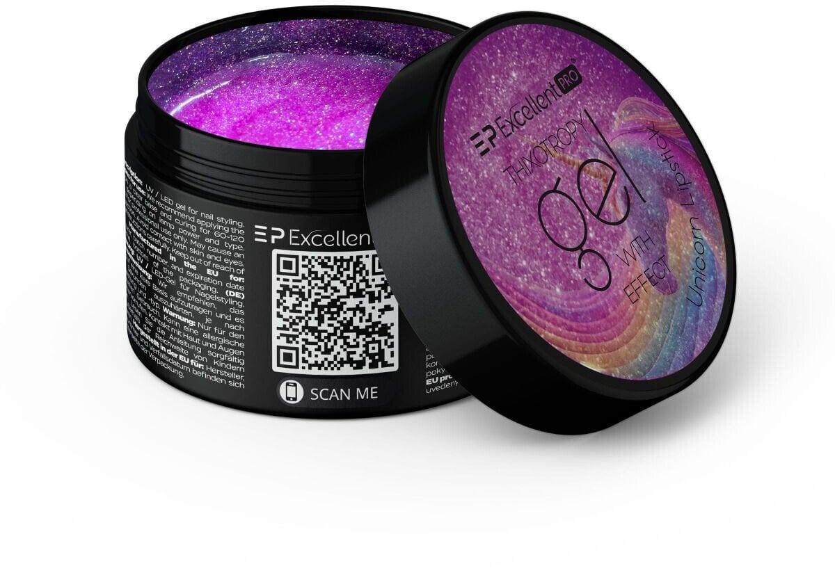 Excellent PRO Thixotropy Gel With Effect żel budujący Unicorn Lipstick 50g
