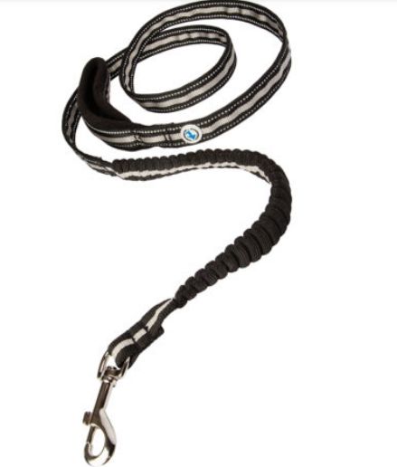 All For Dogs Smycz elastyczna dla psa czarna