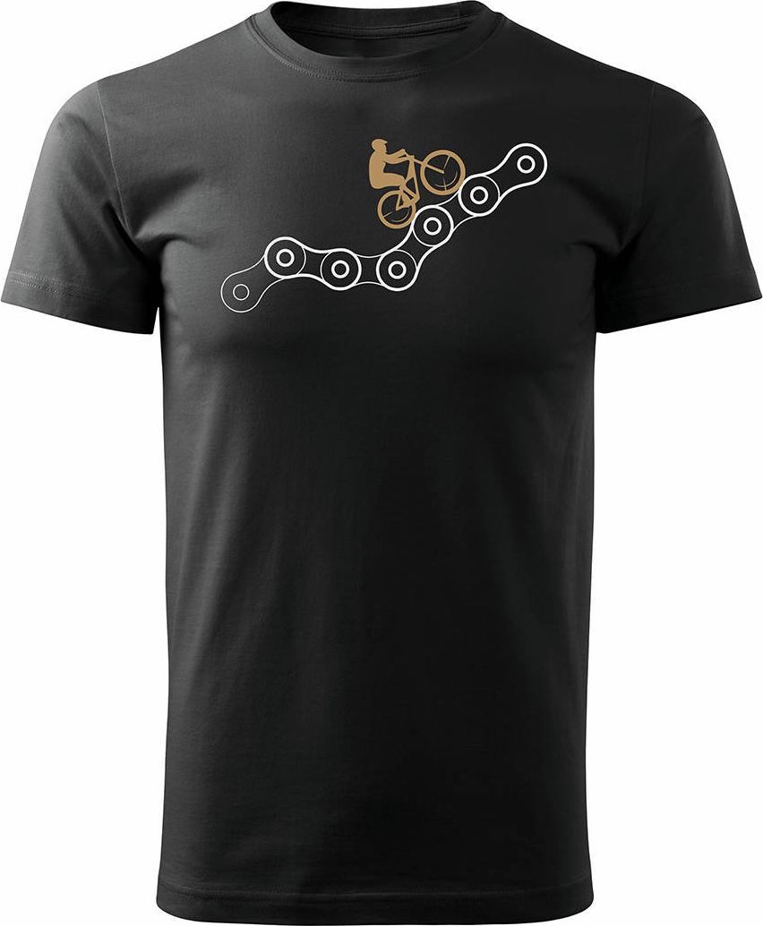 Topslang Koszulka rowerowa na rower z rowerem górskim MTB męska czarna REGULAR M