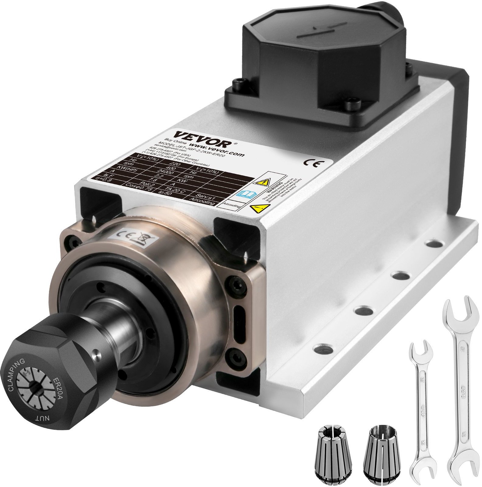 Elektrowrzeciono do frezarki silnik wrzeciona CNC 2,2kW