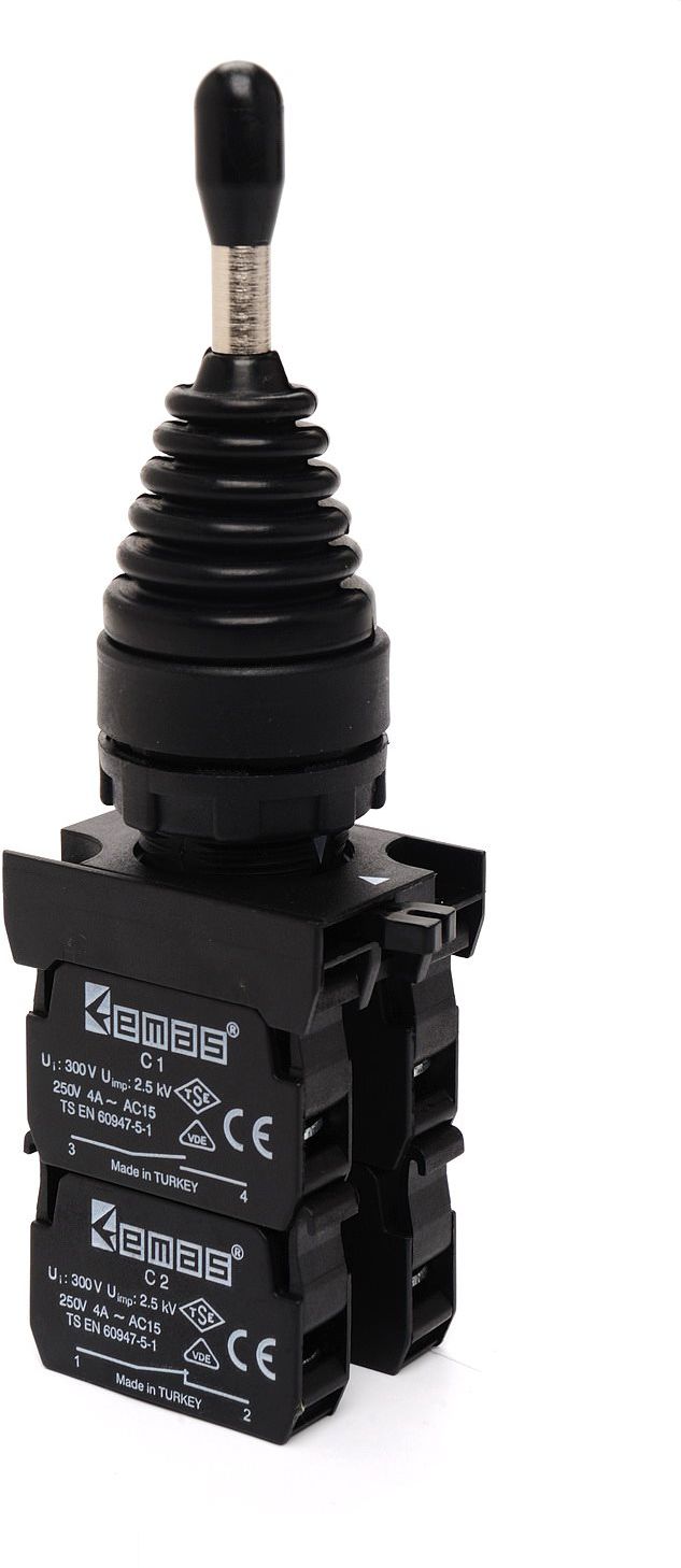 Emas Joystick czterokierunkowy 22mm bez samopowrotu 4Z (T0-CP707DJ40)