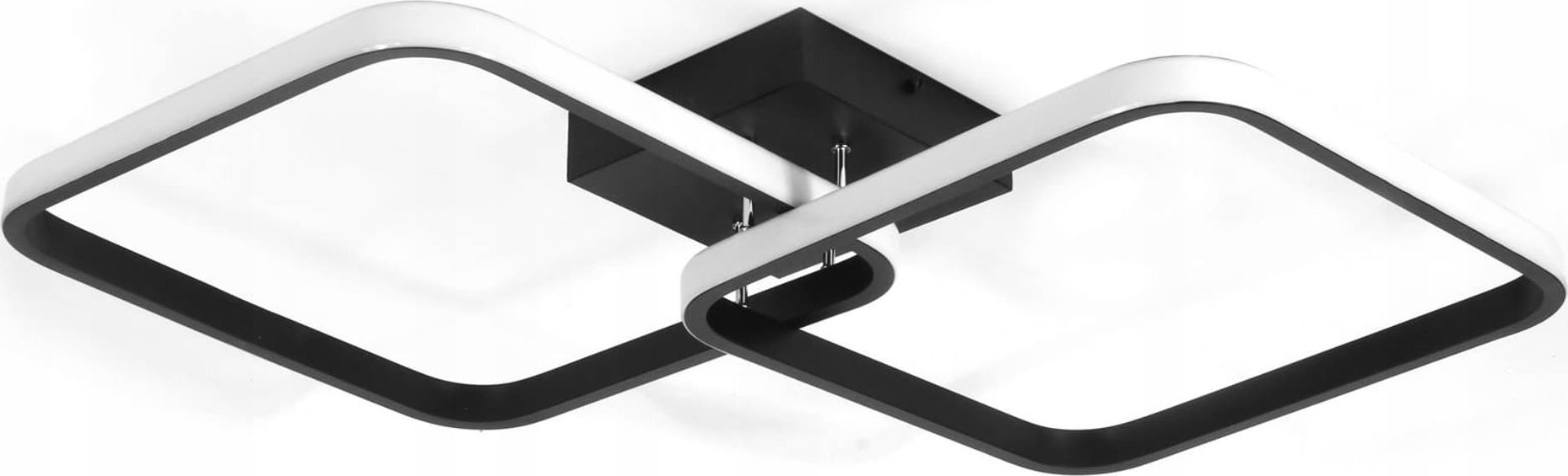 Lampa sufitowa Syntron Lampa Dekoracyjna 2 kwadraty 52W Czarna DL-Z02