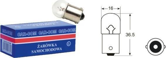 Carcommerce ŻARÓWKA 24V 10W BA15S