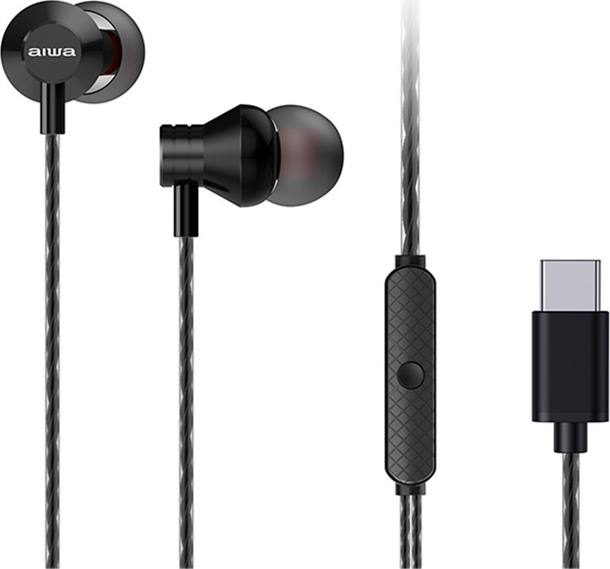 Słuchawki Aiwa HEADPHONES USB-C ESTM-50 AIWA BLACK