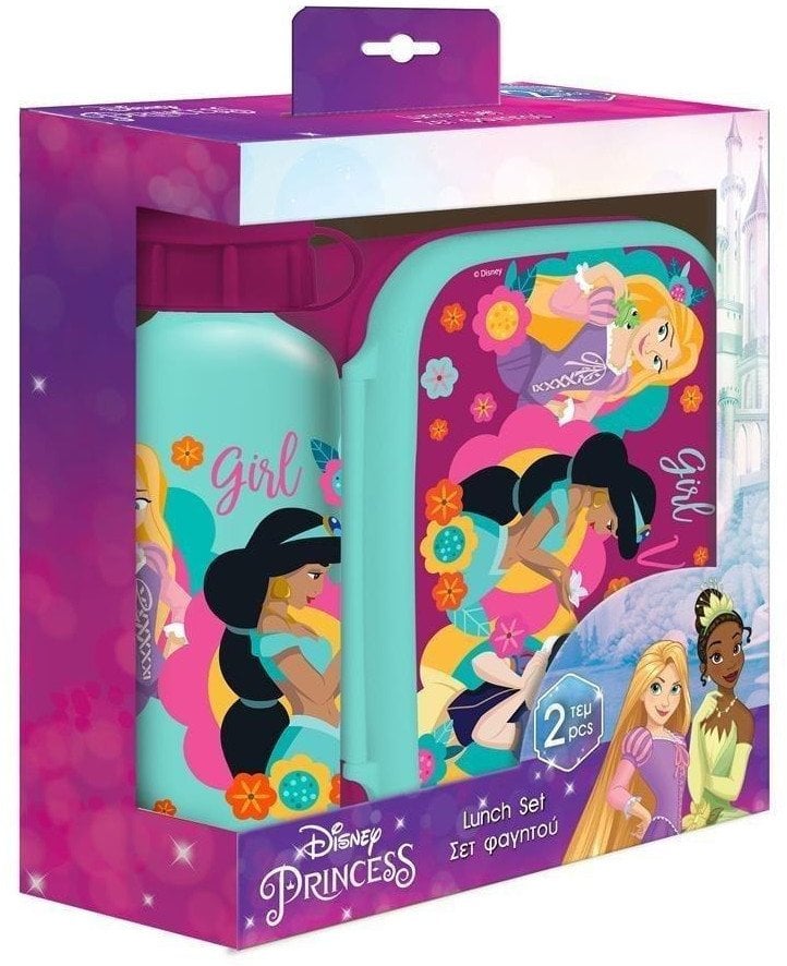 Lunchbox butelka 500ml + pudełko 800ml Princess