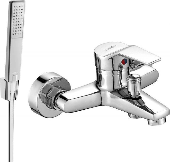 Mexen Mexen Caro R72 bateria wannowa z zestawem prysznicowym, chrom - 74663R72-00