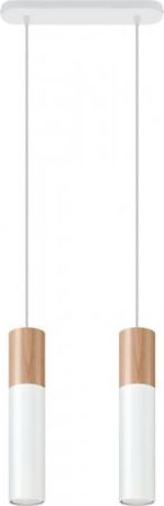 Lampa wisząca Sollux Lampa wisząca PABLO 2 biała