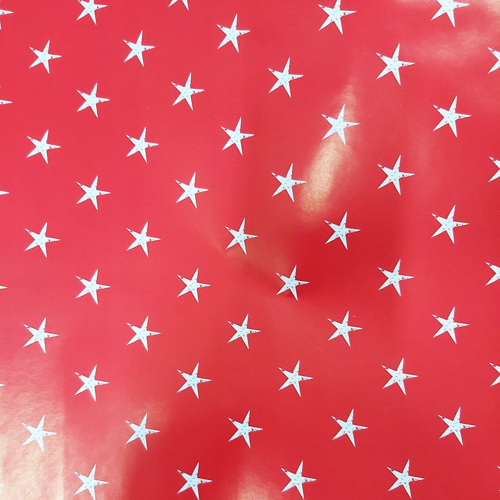 Papier świąteczny gwiazdki 57cmx25m 20m167