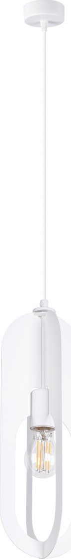 Lampa wisząca Sollux Lighting SOLLUX Lampa wisząca NICUS 1 biała 1 x E27 SL.1360