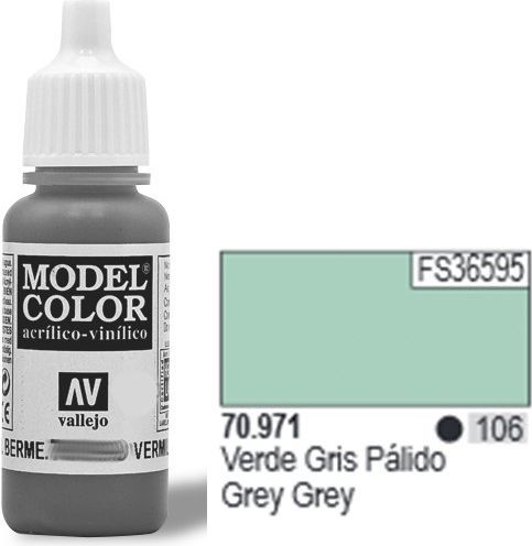 Vallejo Farba Nr106 Green Grey Matt 17ml - 70971