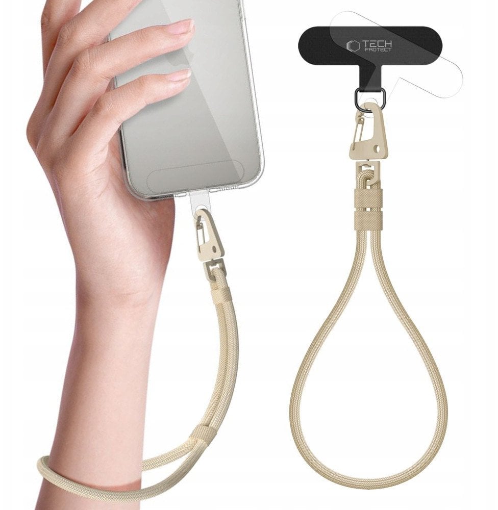 TECH-PROTECT C8S ROPE WRIST STRAP TAUPE