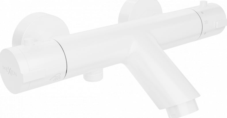 Bateria wannowa Mexen Kai ścienne biały