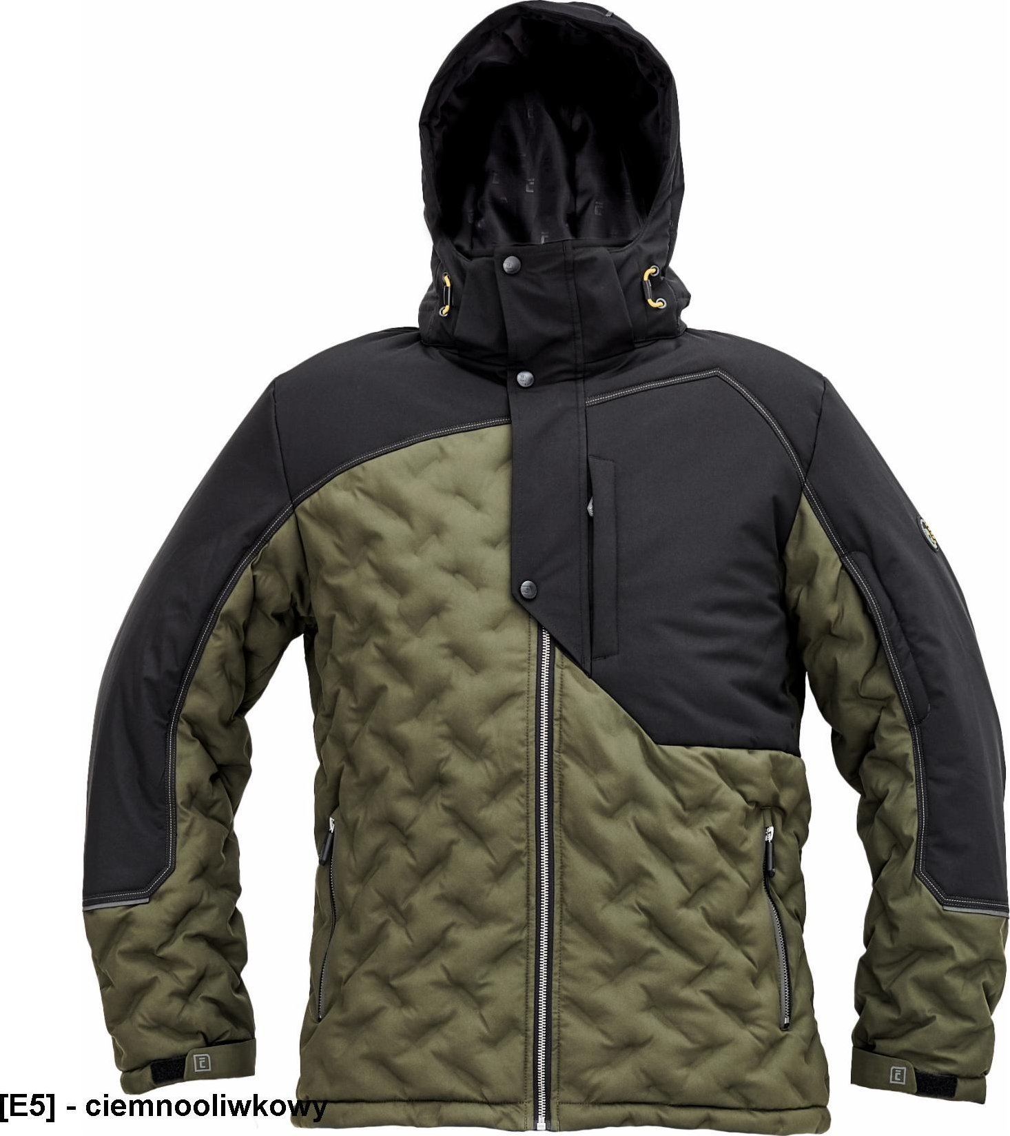 CERVA NEURUM - kurtka zimowa parka - ciemnooliwkowy XXL