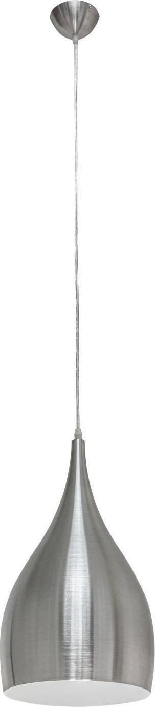 Lampa wisząca Mdeco Loftowa LAMPA wisząca ELM8122/1-02 MDECO metalowa OPRAWA zwis łezka aluminium