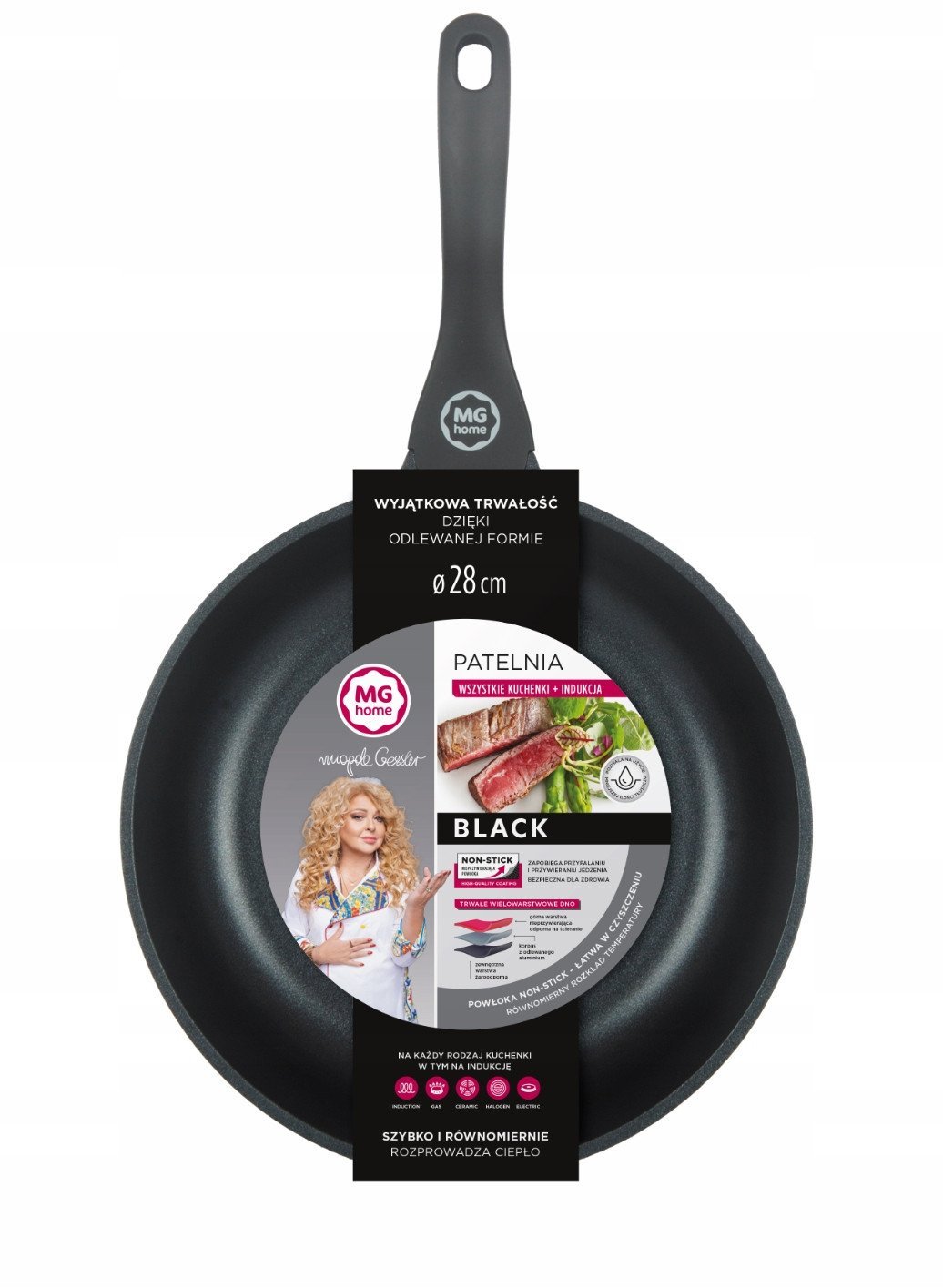 Patelnia MG Home Non-Stick 28cm