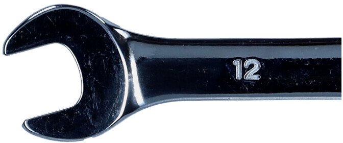 ROOKS KLUCZ PŁASKO-OCZKOWY 12 MM Z GRZECHOTKĄ