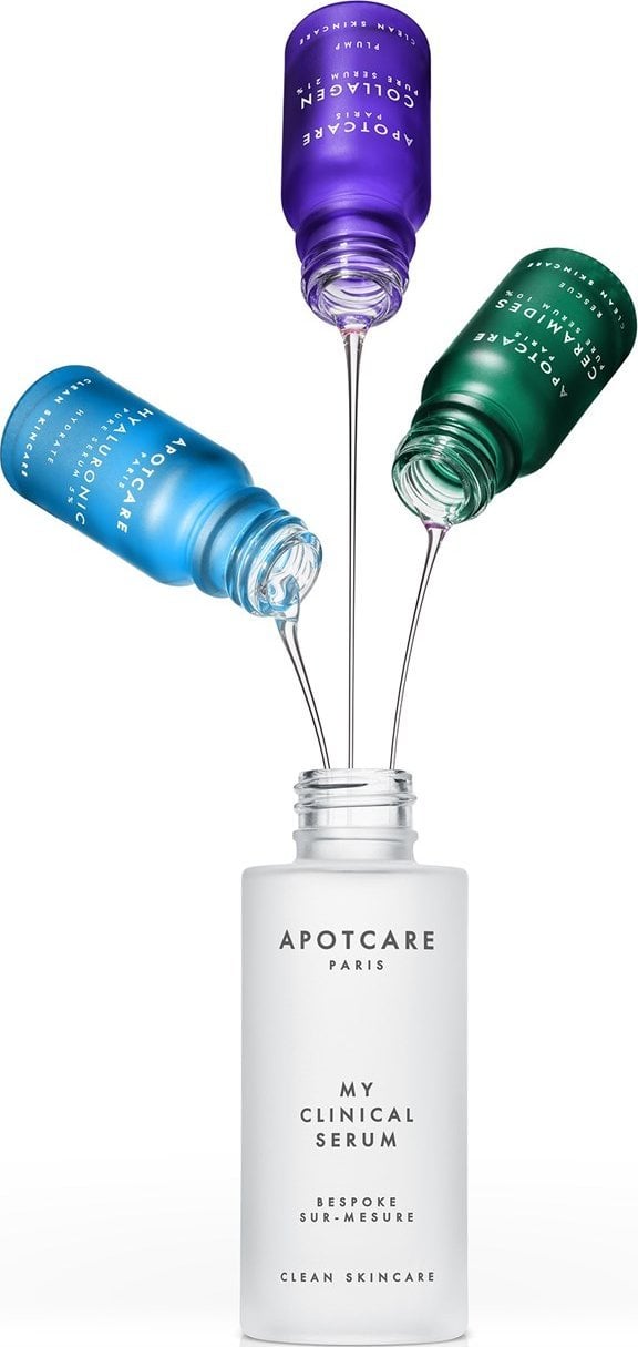 Apot.Care My Clinical Serum Set Apotcare: Hyaluronic, Hyaluronic Acid, Anti-Ageing, Day & Night, Serum, For Face, 10 ml + Collagen, Oil-Free, Anti-Wri
