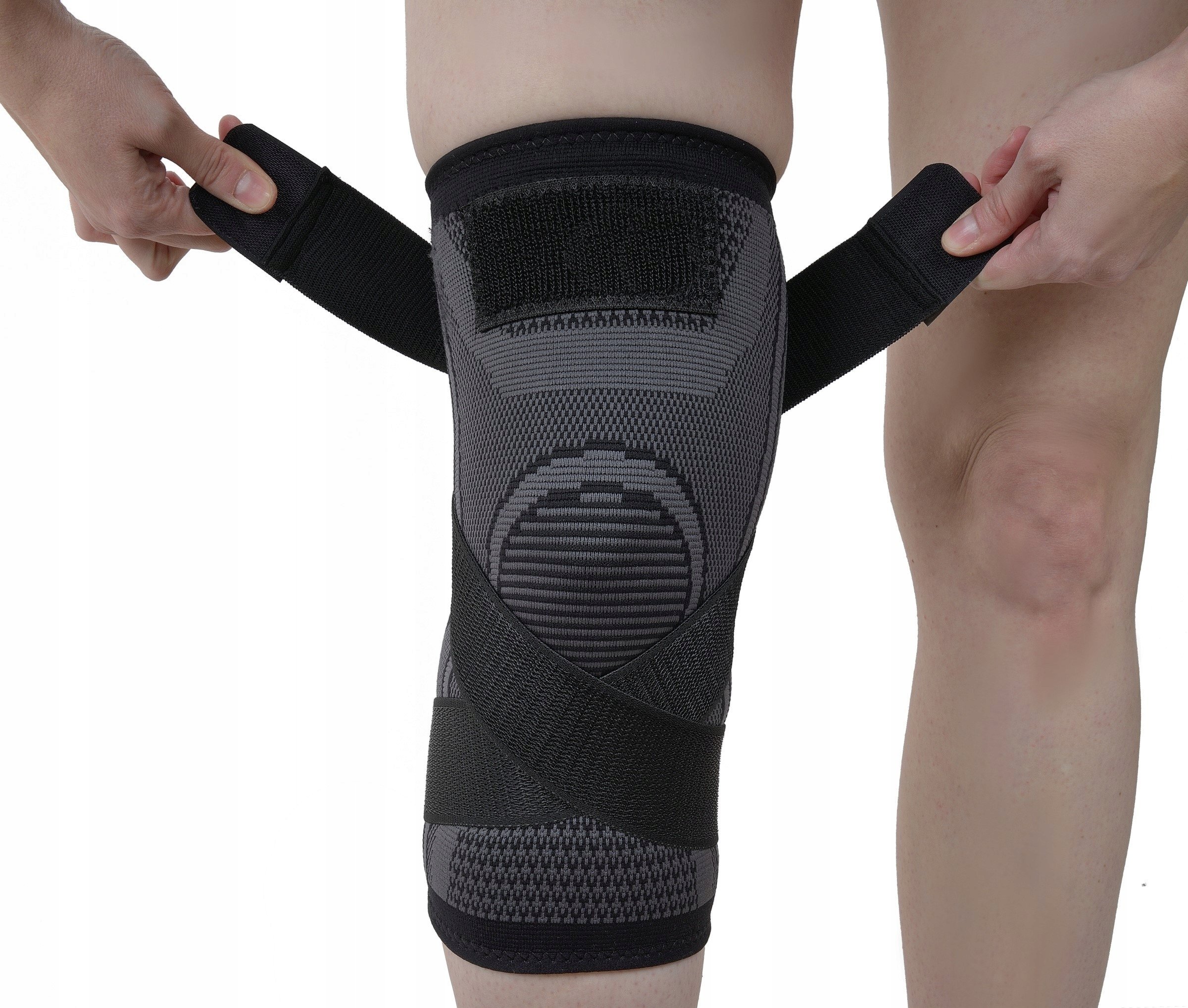 Ściągacz na kolano Majestic Sport RODI czarno-szary r. XL /2 szt/